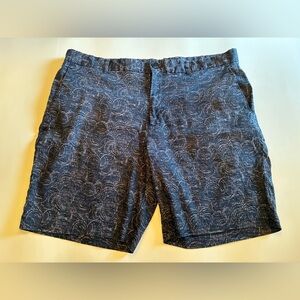 Men's Blue Patterned Shorts size 36